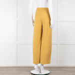 Sarah Pacini Mustard Wide Leg Trousers