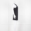 Free People Black Cotton Linen Blend Sleeveless Scoop Back Mini Dress