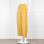 Sarah Pacini Mustard Wide Leg Trousers