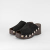 Ganni Black Studded Mules
