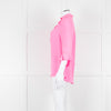 Pom Lampson Hot Pink Silk Frill Trim Sleeve Blouse