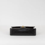 Chanel Black Lambskin Classic Flap Shoulder Bag