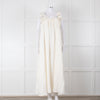 Farm Rio White Linen Maxi Strap Dress