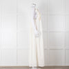 Farm Rio White Linen Maxi Strap Dress
