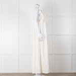 Farm Rio White Linen Maxi Strap Dress