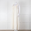 Farm Rio White Linen Maxi Strap Dress
