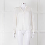 Zadig & Voltaire Cream Satin Blouse