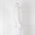 Zadig & Voltaire Cream Satin Blouse