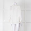 Zadig & Voltaire Cream Satin Blouse