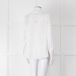 Zadig & Voltaire Cream Satin Blouse