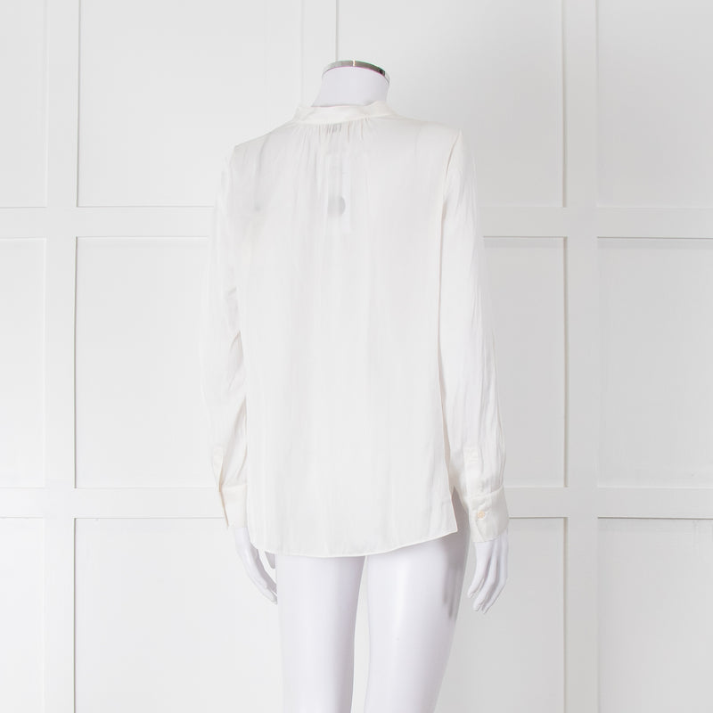 Zadig & Voltaire Cream Satin Blouse