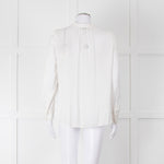 Zadig & Voltaire Cream Satin Blouse