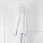 Zadig & Voltaire Cream Satin Blouse