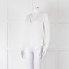 Zadig & Voltaire Cream Satin Blouse