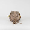 Chloe Grey Hudson Small Suede Shoulder Bag