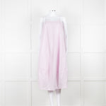 Free People Pale Pink Spaghetti Straps Cotton Sundress