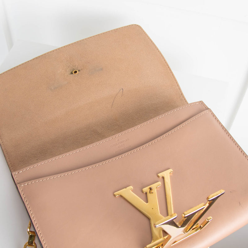 Louis Vuitton Tan Louise GM Leather Bag with Gold Chain Strap – Phoenix  Style