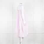 Free People Pale Pink Spaghetti Straps Cotton Sundress