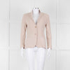 Falconeri Beige Knit Single Breasted Jacket