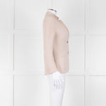 Falconeri Beige Knit Single Breasted Jacket