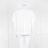 Amina Rubinacci White Linen Short Sleeve Top