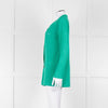 Falconeri Green Loose Knit Jacket