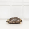Gucci Pewter Metallic Snake Skin Babouska Indy Hobo Bag