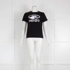 Kenzo Black White Logo Print T-Shirt