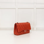 Chanel Classic Jumbo Double Flap in Red Lambskin Leather