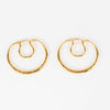 Monica Vinader Flow Gold Hoop Earrings
