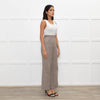 Brora Brown and Blue Check Woven Trousers
