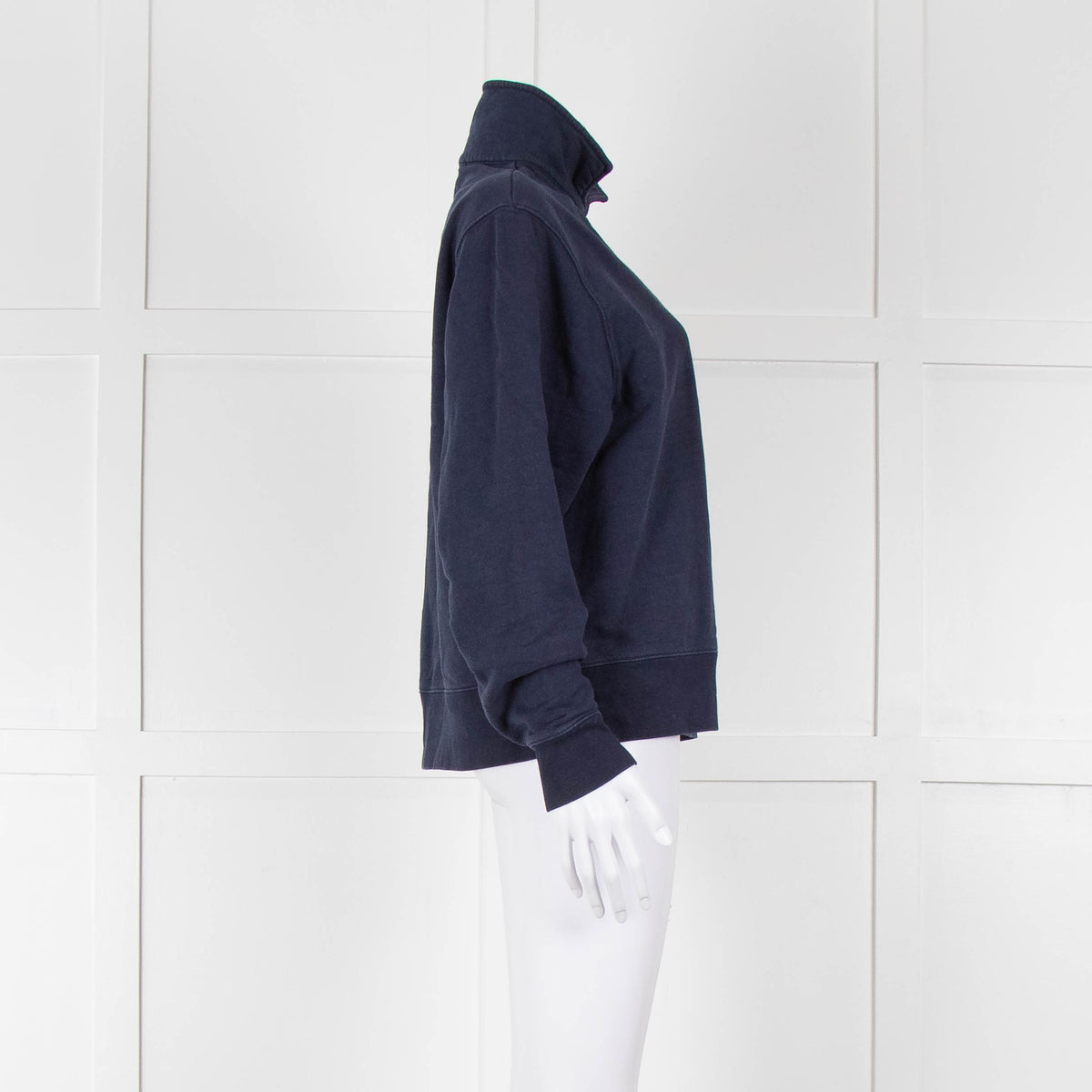 Tory Burch Navy Blue Tennis Logo Sweatshirt