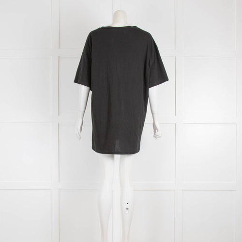 Raey Black V-Neck T-Shirt