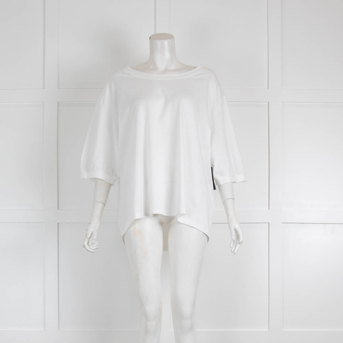 Hanro White Puff Sleeve Tshirt