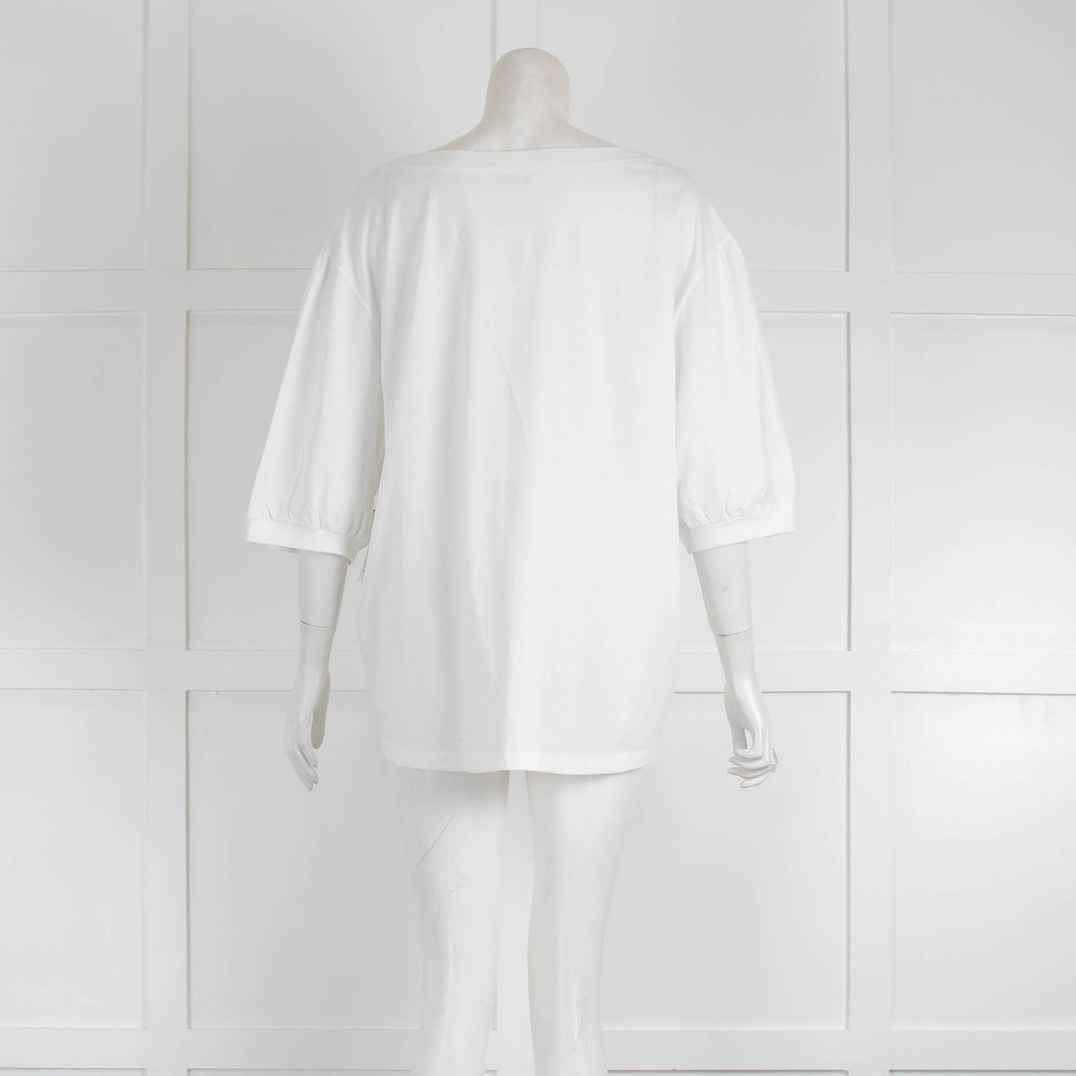 Hanro White Puff Sleeve Tshirt