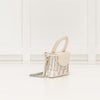 Wicker Wings White Mini Top Handle Bag