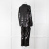 Nadine Merabi Jessie Black Sequin Trouser Suit