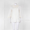 Baum Und Pferdgarten Cream Textured Frill Trim Top