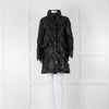 Max & Moi Black Padded Leather Coat