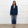 La Vie by Rebecca Taylor Teal Corduroy Blazer