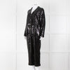 Nadine Merabi Jessie Black Sequin Trouser Suit