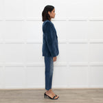La Vie by Rebecca Taylor Teal Corduroy Blazer