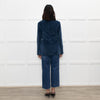La Vie by Rebecca Taylor Teal Corduroy Blazer