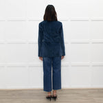 La Vie by Rebecca Taylor Teal Corduroy Blazer