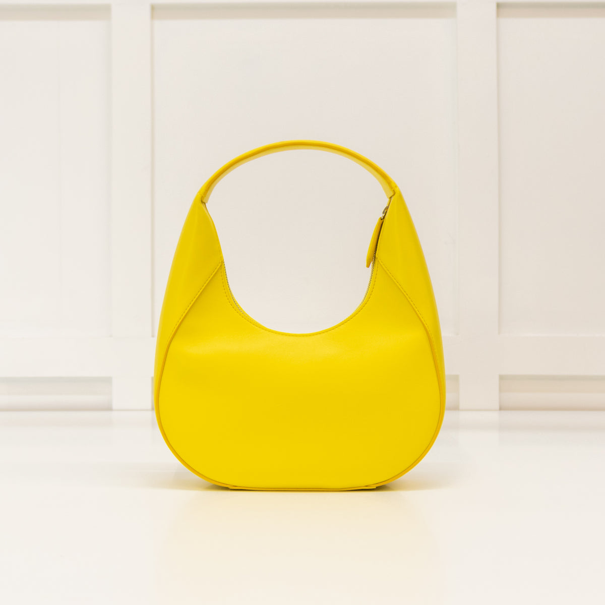 Stella McCartney Yellow Small Logo Shoulder Bag