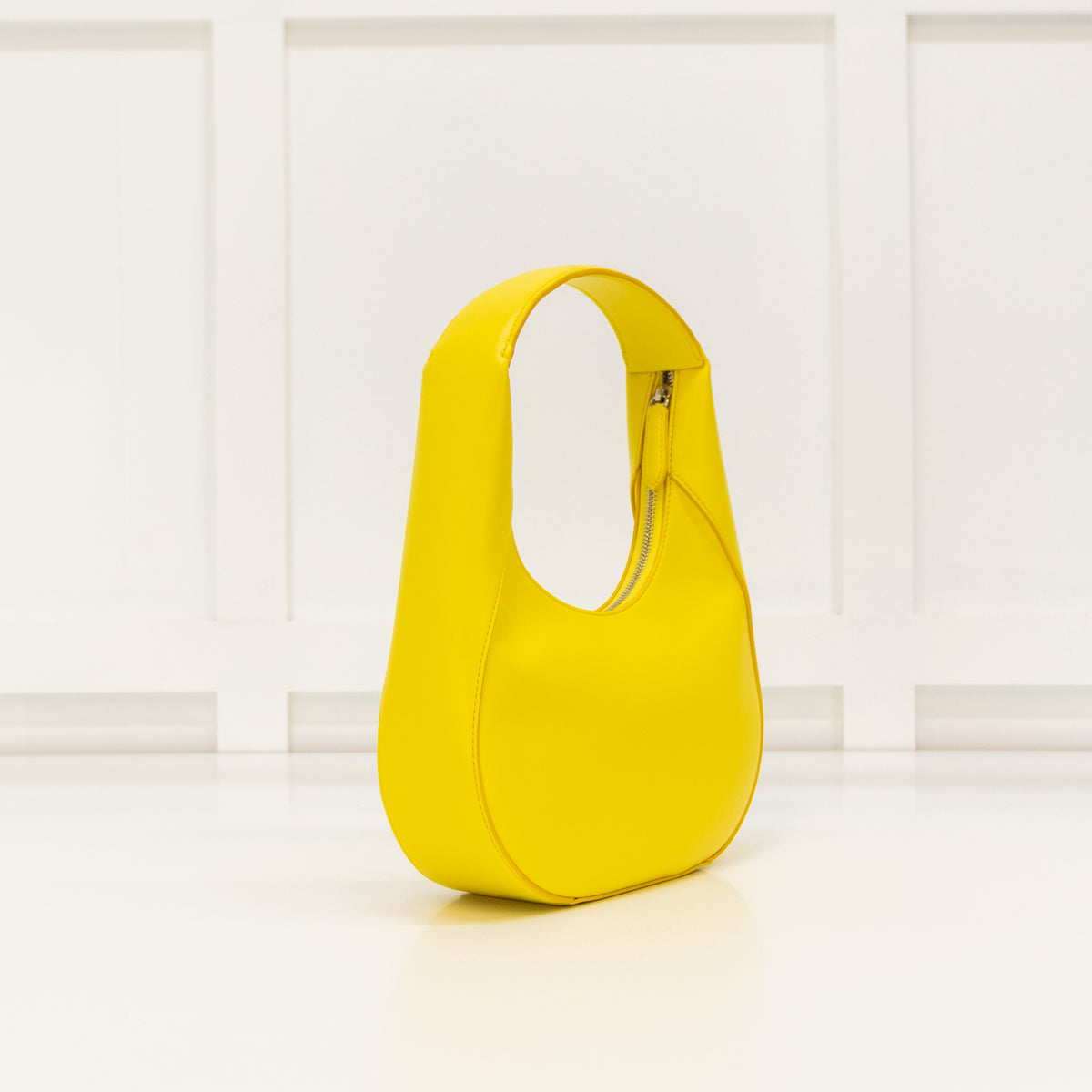 Stella McCartney Yellow Small Logo Shoulder Bag