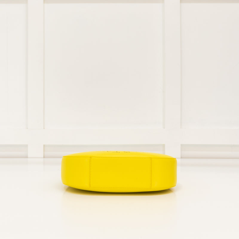 Stella McCartney Yellow Small Logo Shoulder Bag