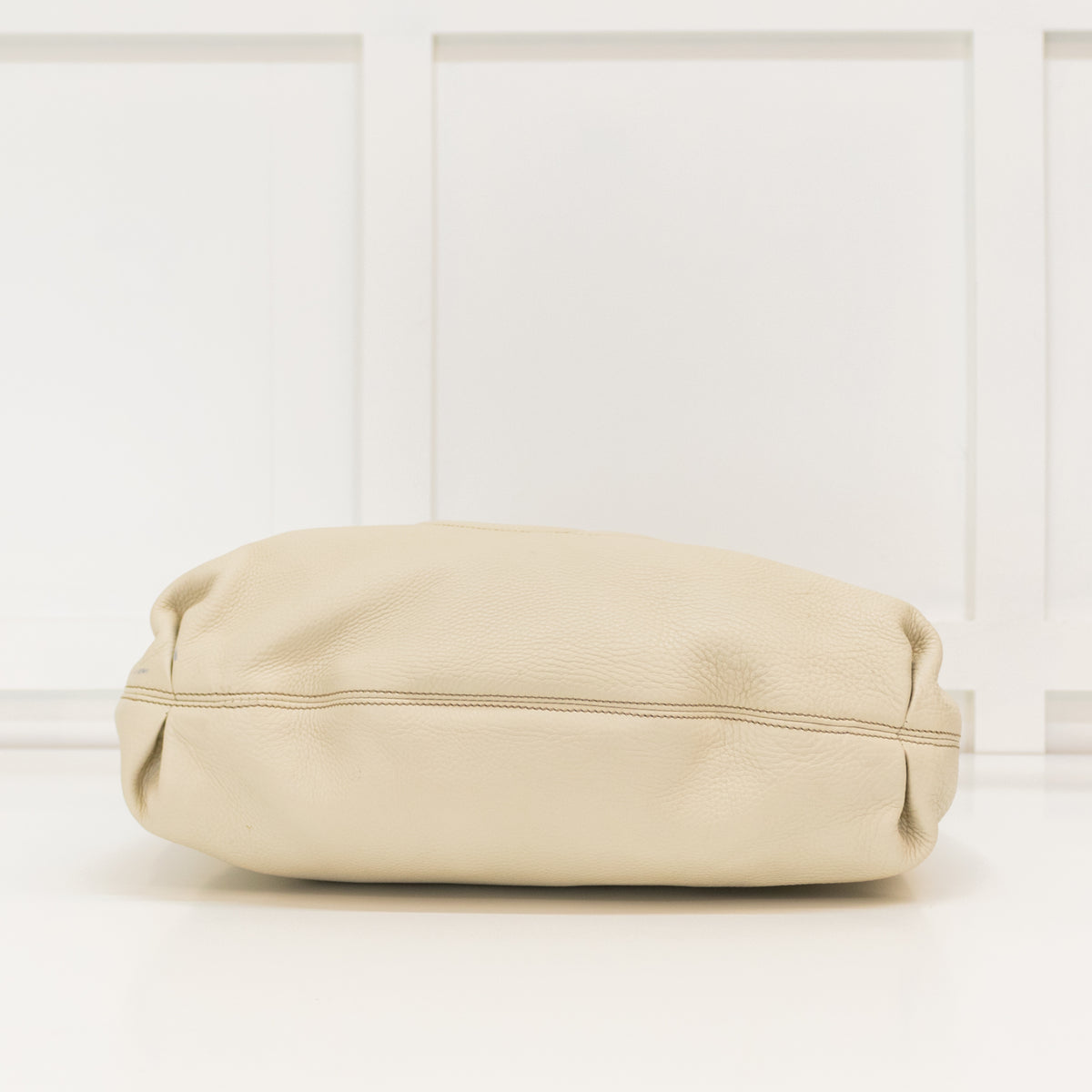 Gucci Cream Pebbled Calfskin Soho Hobo Bag