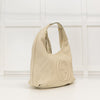Gucci Cream Pebbled Calfskin Soho Hobo Bag