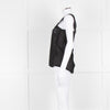 The Kooples Black Broderie Anglaise Cotton Sleeveless Top